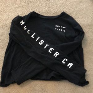 Hollister cropped long sleeve